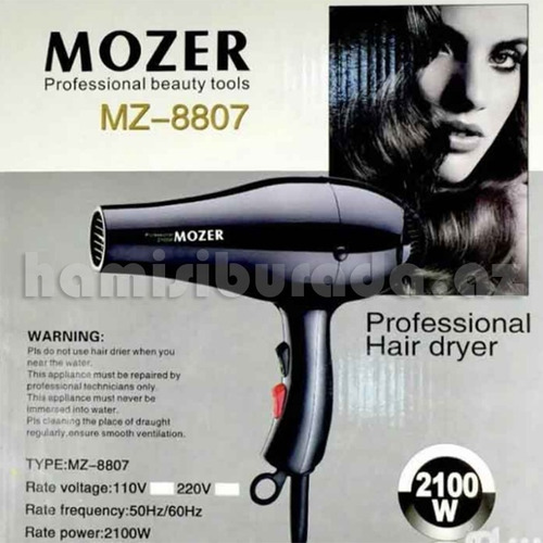 Secador De Cabello Profesional De 2100 Watts Mozer