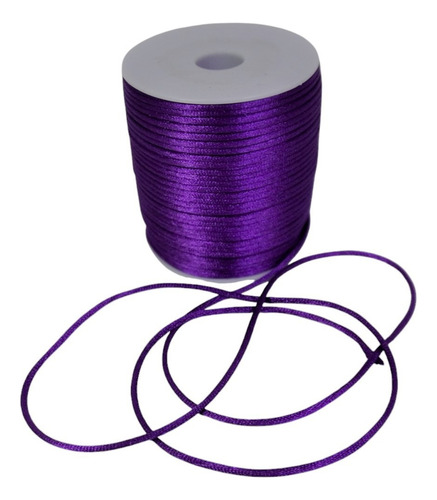 Cola De Ratón #5 Rollo 100 Metros Color Morado