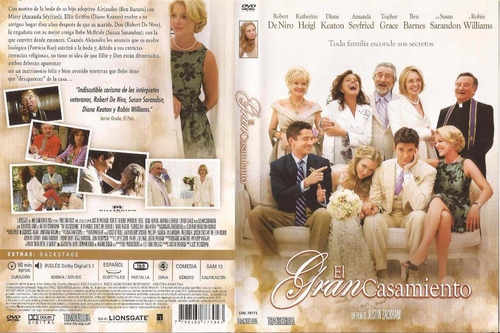 El Gran Casamiento Dvd Robert De Niro Katherine Heigl (Usado)