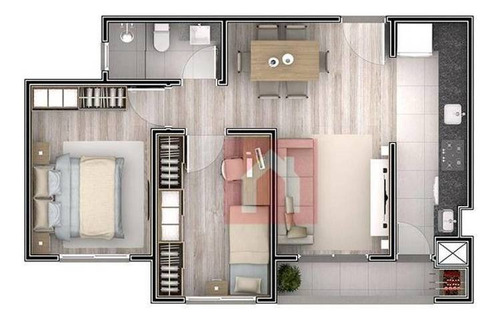 Imagem 11 de 12 de Apartamento À Venda, 54 M² Por R$ 210.000,00 - Centro - Caxias Do Sul/rs - Ap1877