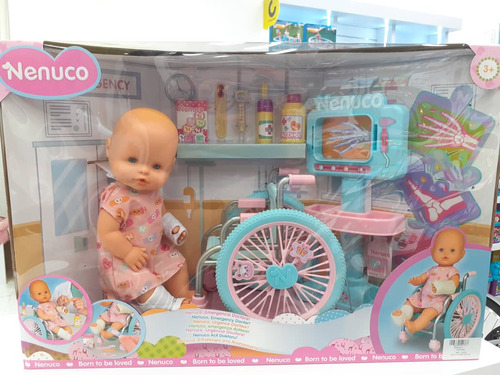 Muñeca Bebe Nenuco Emergencia Doctora Con Accesorios