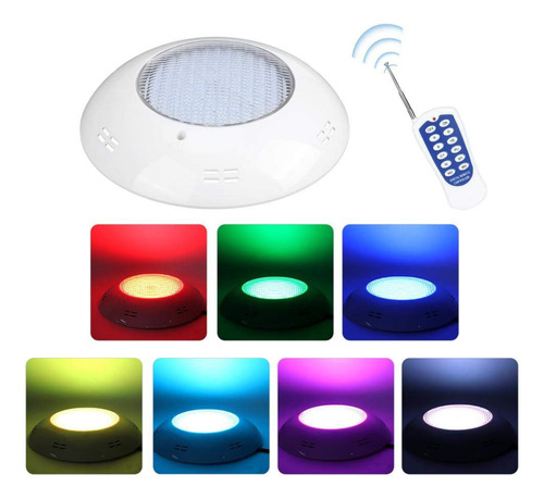 Luminaria Lampara Reflector Led 18w Para Piscina Rgb Acuatic