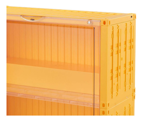 Vitrina Para Coleccionables, Caja De Presentación Amarillo