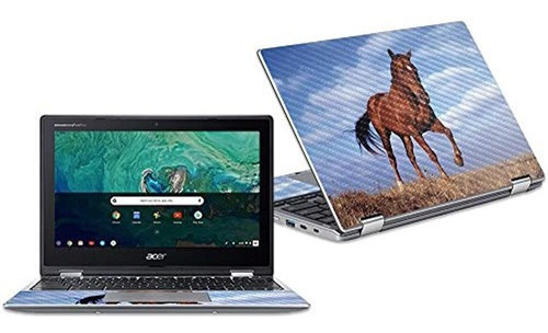 Mightyskins Carcasa De Fibra De Carbono Para Acer Chromebook