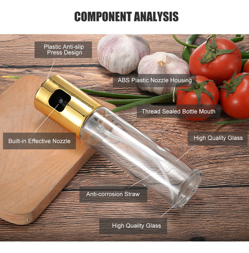 N Pulverizador De Vidrio Con Aceite De Oliva Y Vinagre Para