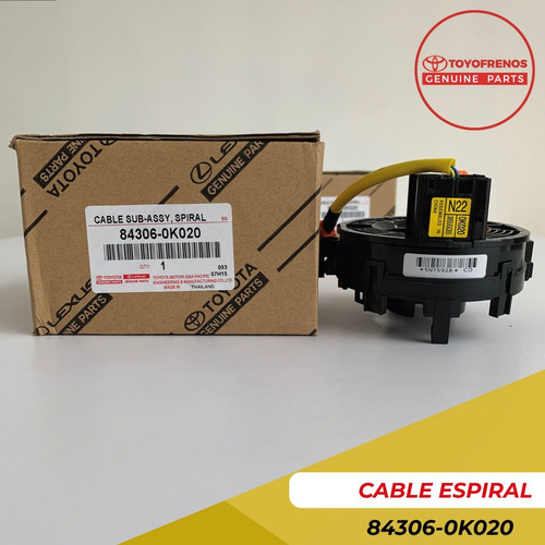 Cable Espiral Toyota Fortuner Hilux 2.7 Kavak Original