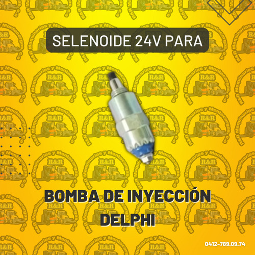 Selenoide 24v Para Bomba De Inyección Delphi