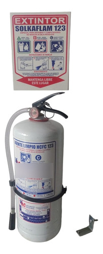 Extintor Extintor Solkaflam 9000 Gramos Hcfc Agente Limpio