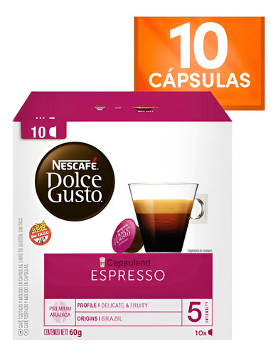 Nescafé Dolce Gusto Espresso 10 Cápsulas