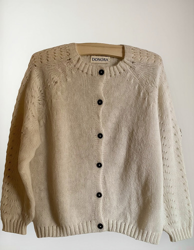 Saco Tejido Con Manga Calada De Invierno