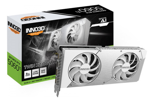 Placa De Vídeo Rtx 5060ti Inno3d 8gb Twin X2 Branca