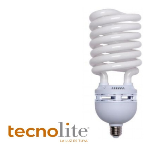 Lámpara Fluorescente Espiral De 100w E27 6500k Luz Fría