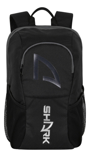 Mochila Raqueteira Beach Tennis Shark Tour Modelo 2024 + Cor Preto E Cinza