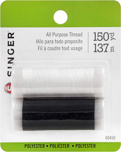 Singer 60450 - Hilo De Poliester Para Coser A Mano  49.2 Ft