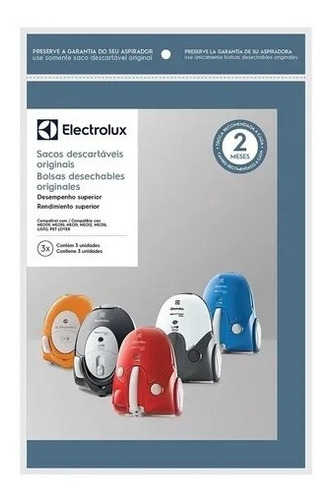 Imagem 3 de 5 de Saco Descartável Original Electrolux Neo Listo Petlover 3uni
