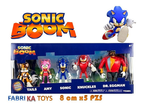 Figura Muñeco Set Sonic Boom Juego Marca Tomy