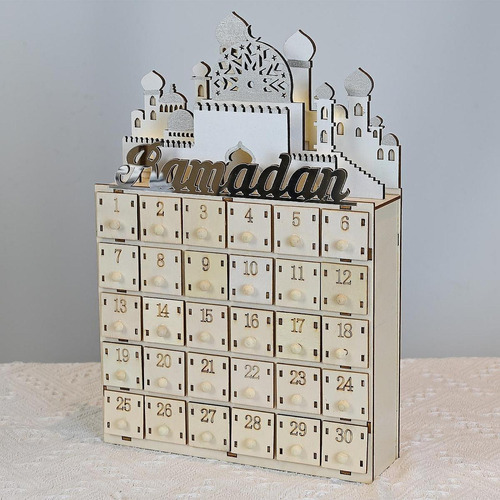 Calendario De Adviento De Ramadán Led, Decoración De Eid