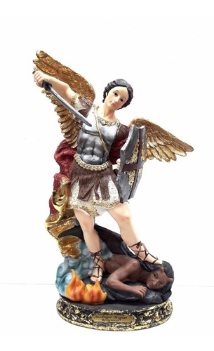 Arcangel Miguel Dorado 13cm Poliresina 530-77122 Religiozzi