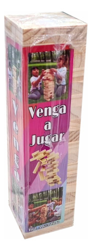 Yenga Gigante Juego De Ingenio 100% Madera Clasico Amigos