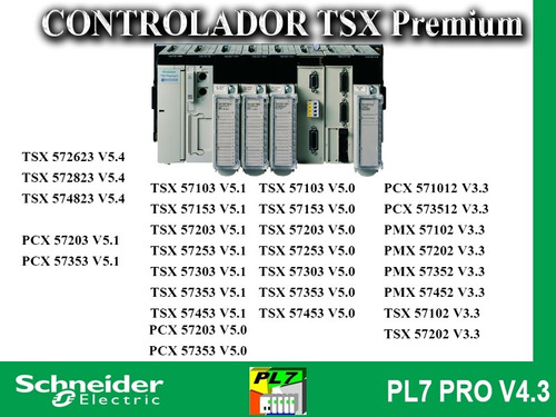 Schneider Pl7 Pro V4.3 Tsx Micro E Premium