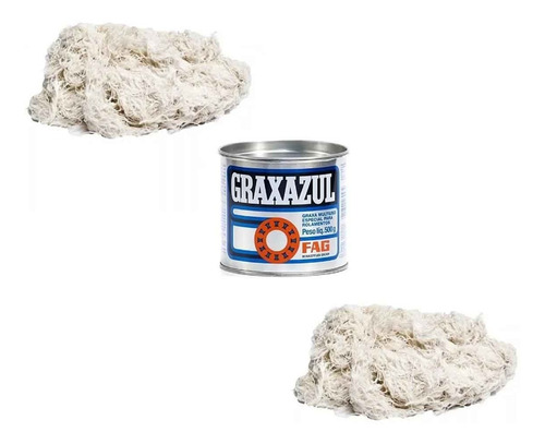 Imagem 1 de 3 de Graxazul Graxa Multiuso Especial Para Rolamentos, Com Estopa