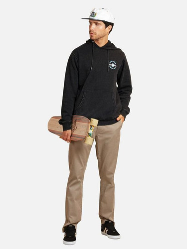 Poleron Volcom Vibrant Vortex Negro Hombre