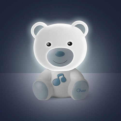 Osito Azul De Luz De Noche Para Bebes Chicco