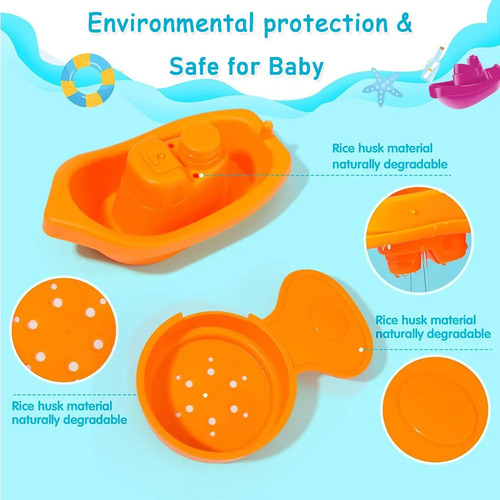 Juguetes De Baño Para Bebés, Botes Apilables Y Cucharas, Col