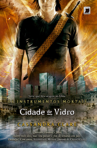 Cidade de vidro (Vol.3 Os Instrumentos Mortais), de Clare, Cassandra. Editora Record Ltda., capa mole em português, 2011