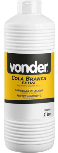 Cola Branca Extra 1,0 Kg VonderCola Líquido Vonder