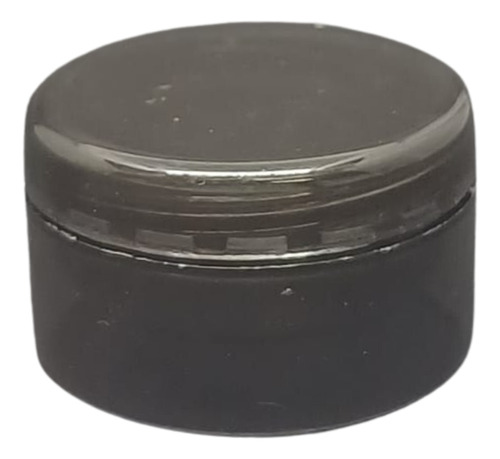 500 Potinhos Acrílico Preto C/ Tampa P/ Amostra De Creme 4g
