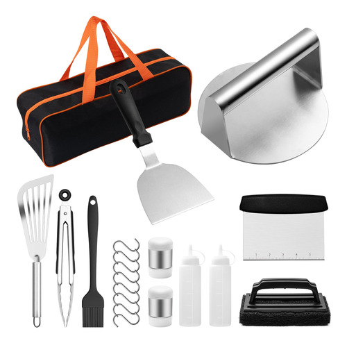 Kit De Accesorios Para Plancha Y Prensa De Hamburguesas, Jue