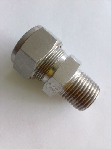 Conector Recto Tubing 3/4 Od X 1/2 Npt Macho Ss 316 Gyrolok.