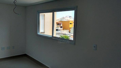 Cobertura Com 2 Dormitórios À Venda, 90 M² Por R$ 320.000 - Vila Camilópolis - Santo André/sp - Co2468