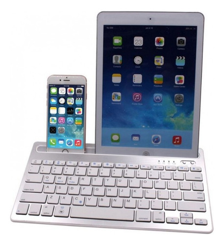 Teclado Bt Inalámbrico Recargable Tablet Android Ios