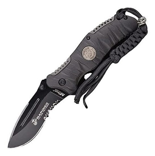 Cuchillo Tactico Plegable Mtech Usa (color Negro)