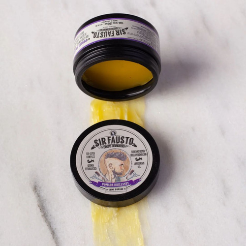 Sir Fausto Mens Pomada Brillante Barberia Modelado 100 Ml