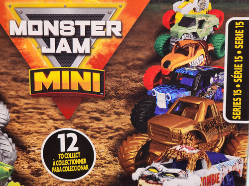 Monster Jam Mini Serie 15 *incluye 6 Sobres Verde