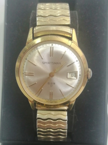 Reloj Vintage Años 60's Elgin Sportsman Chapa Oro Negociable