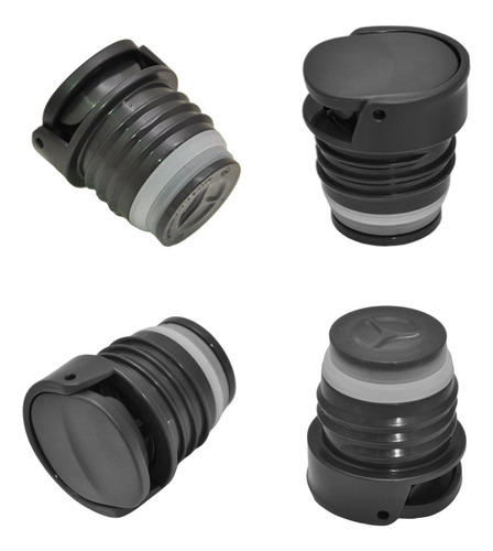 Termo Acero Inox 710 Ml Doble Aislamiento Tapón Cebador Color Gris Oscuro