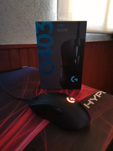 Mouse De Juego Logitech  G Series Hero G403 Negro