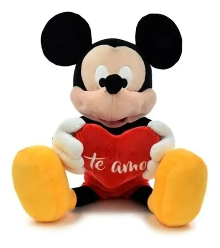 Peluche Mickey 45 Cm Con Corazon Phi Phi Toys