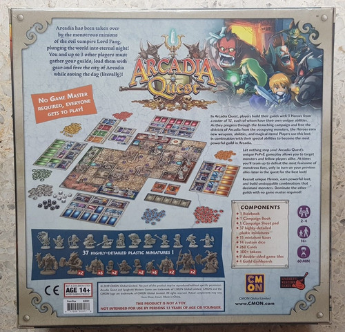 Arcadia Quest Juego De Mesa / Boardgame Nuevo!!