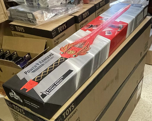 Power Rangers Red Ranger Sword Lightning Collection Hasbro