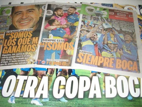 Boca Campeon Copa De La Liga 2022 - S/final, Final Y Poster