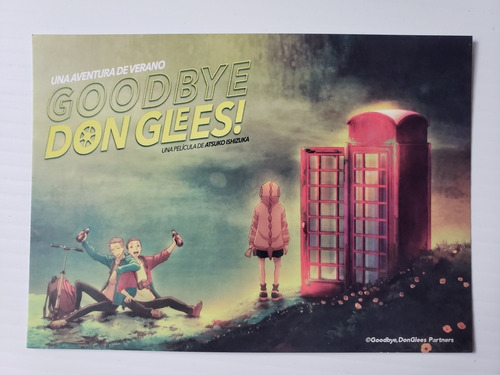 2 Postales Goodbye Don Glees Edición Especial Limitada Cine