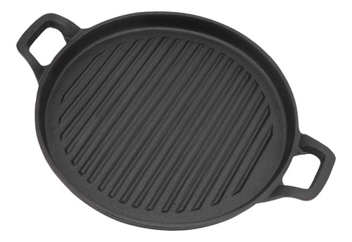Plancha Reversible De Hierro Fundido De 31 Cm Con Doble Asa,