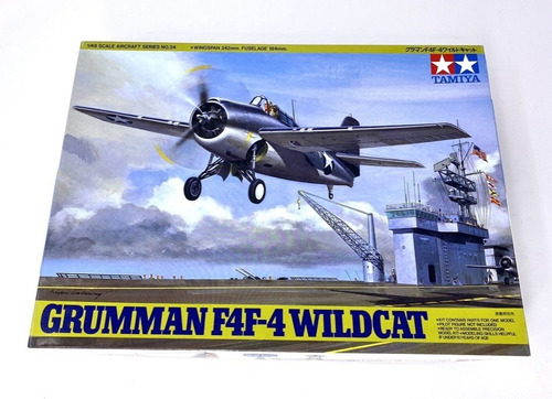 Avion Grumman F4f-4 Wildcat Tamiya Scala 1:48 Es Un Armable