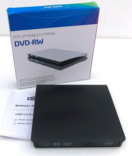 Gravador Dvd E Cd Externo Usb 3 0 Com Case Dvd3 0 Mercado Livre