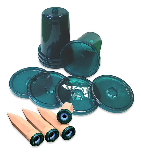 ~? Bio Green Hcp-s4 Sistema De Riego Hydro Cup-4 Set, Un Tam